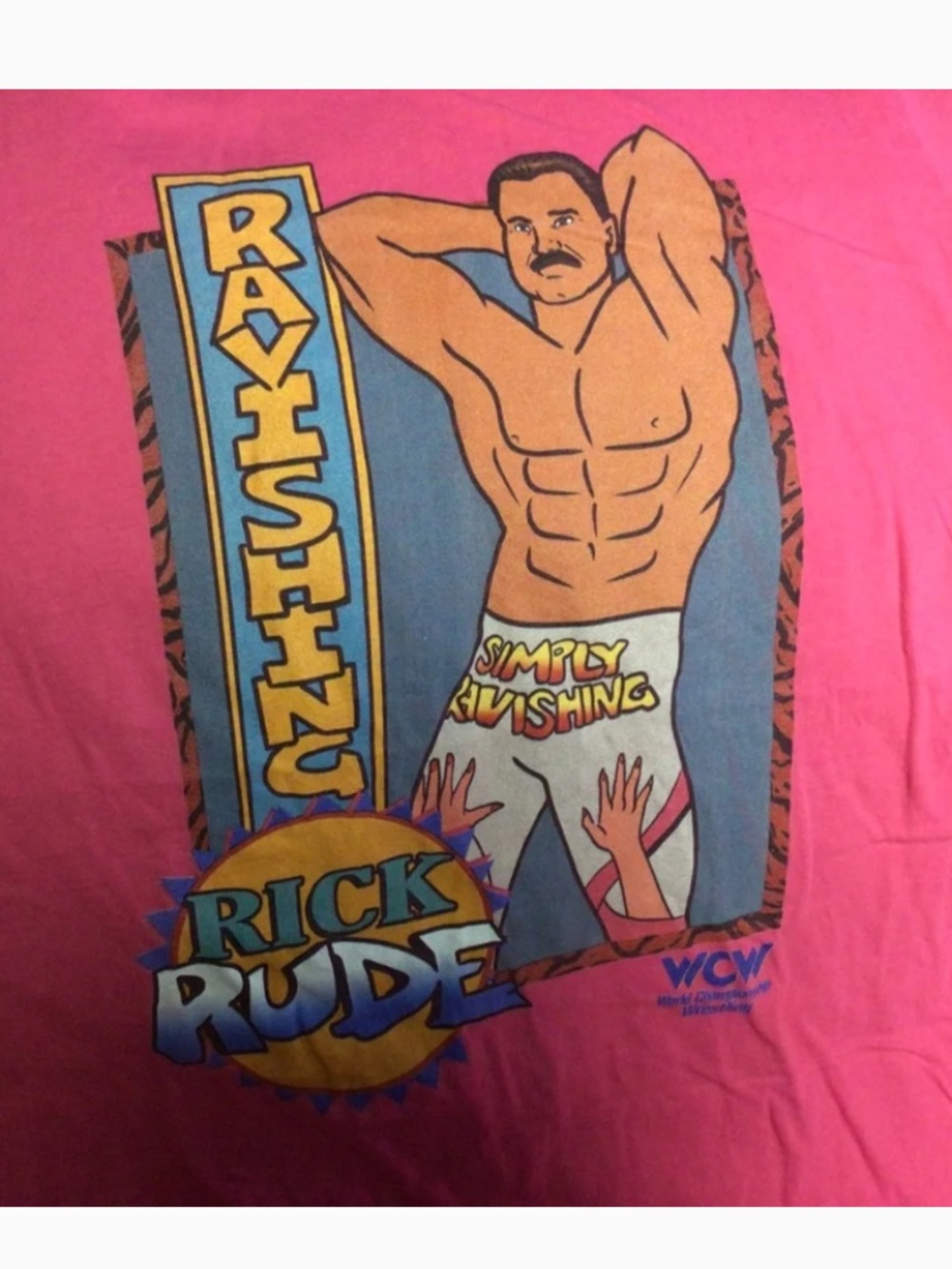 WCW Ravishing Rick Rude tshirt - Picture 2 of 3